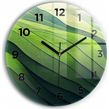 Hodiny Nástěnné hodiny Wallfluente zelené 30 cm