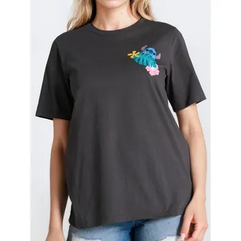 Sinsay - Tričko Stitch - šedá - 286DF-90X - 286DF-90X-S