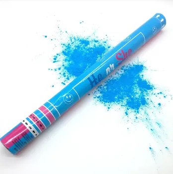 Party dekorace Gender reveal konfeta s modrým práškem