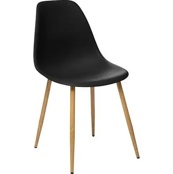 Jídelní židle Jídelní židle Taho Atmosphera černá moderní plastová stohovatelná