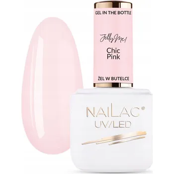 Lak na nehty JellyMe! Šik Pink NaiLac Gel na nehty v lahvičce