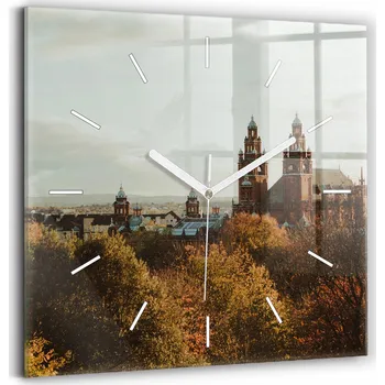 Hodiny Nástěnné hodiny Wallfluent žluté 30 cm