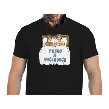 Vtipné tričko Bastard: Princ a večer nic