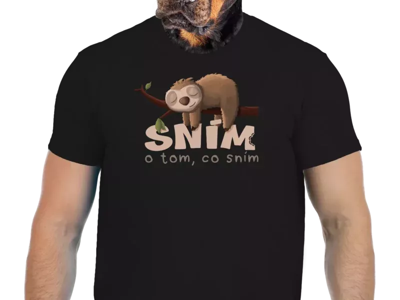 Vtipné tričko Bastard: Sním o tom, co sním