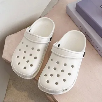 Dámské sandále Dámské letní měkké sandály do zahrady - BÍLÝ,40-41