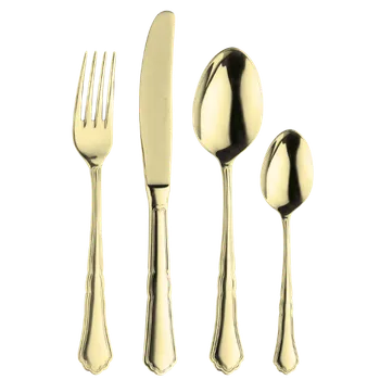 Příbor PINTINOX Sada příborů SETTECENTO TREASURE GOLD 24 ks