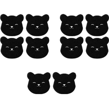 Váleček na chlupy Odstraňovač chlupů do pračky ve tvaru medvěda - 10 ks