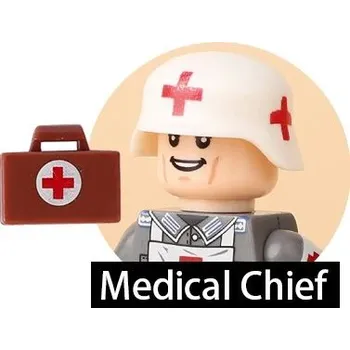 Figurka Vojenské figurky s válečnými zbraněmi | styl Lego - B18-37-1