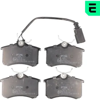 Brzdová destička Sada brzdových destiček, vždy 4 kusy v sadě OPTIMAL BP-12096