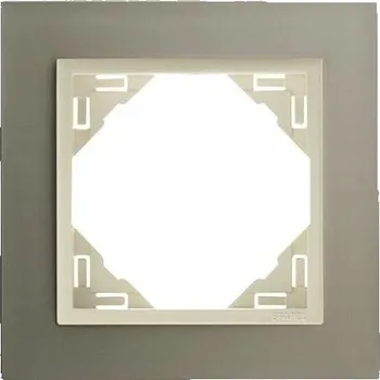 EFAPEL METALLO RÁMEČEK 1-NÁSOBNÝ TITAN PERLEŤOVÝ 90910 TTP