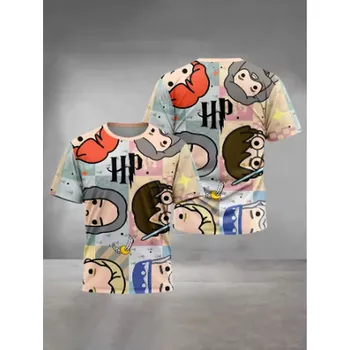 Dívčí tričko Stylové tričko s celoplošným potiskem Harry Potter Barva: HP (XCT241129BZ), Velikost: 160 (13-14 let)