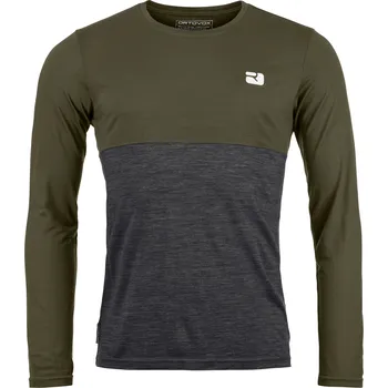 Pánské tričko Ortovox 150 Cool Logo Long Sleeve M Barva: Dark Wild Herbs, Velikost: L