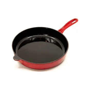 Litinová pánev kulatá Noral červená 24 cm