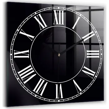 Hodiny Nástěnné hodiny WallFluent černé 30 cm