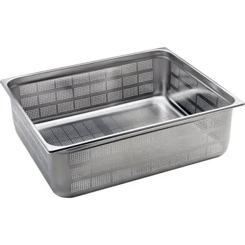 Gastronádoba děrovaná GN 2/1 - 200 nerezová | REDFOX - GND 2/1-2