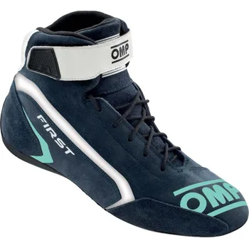 Moto obuv OMP Boty First Modrá / Světle modrá 42