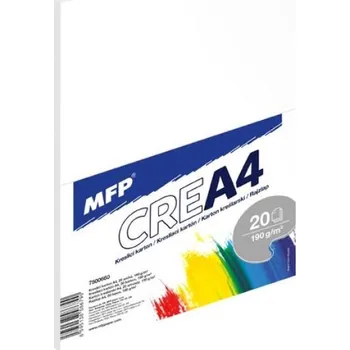 Kreslící karton A4, 190 g, 20 kusů