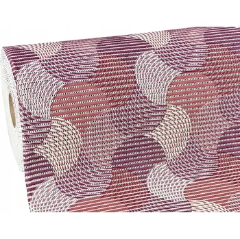 Koupelnová předložka Koupelnová Předložka Koberec Protiskluzový Vlny Fialová Růžová Aqua 350x65 cm