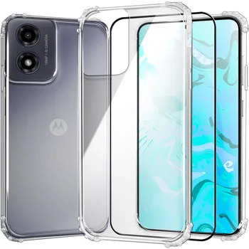 Pouzdro na mobilní telefon Zadní Kryt Hello Case pro Motorola Moto G04, Moto G24 bezbarvý