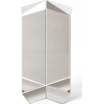 soklová lišta VNITŘNÍ ROH PRO PODLAHOVÉ LIŠTY F STŘÍBRNÝ LESK 6cm