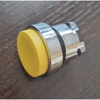 spínač Ovládací tlačítko Schneider ZB4 BH5 žluté 22mm se zámkem