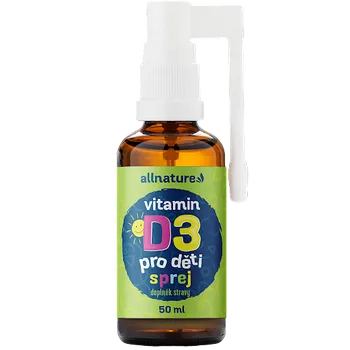 Allnature Vitamin D3 pro děti sprej 50 ml
