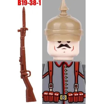 Figurka Vojenské figurky s válečnými zbraněmi | styl Lego - BÍLÝ