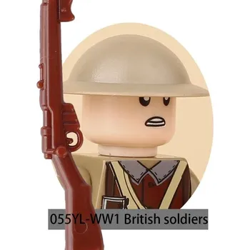 Figurka Vojenské figurky s válečnými zbraněmi | styl Lego - B18-35-2