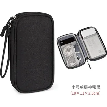 Cestovní taška Cestovní organizér na kabely a elektroniku | cestovní pouzdro - černá