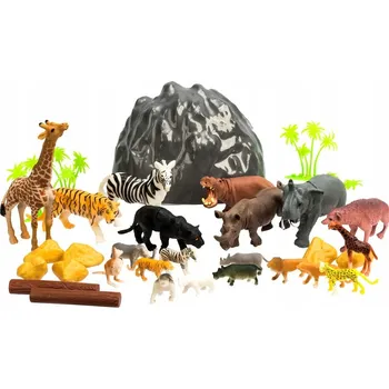 Figurka DIVOKÁ ZVÍŘATA V TUBĚ - VELKÁ SADA