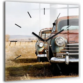 Hodiny Nástěnné hodiny Wallfluent hnědé 60 cm