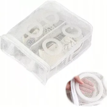 DAMPOD SHOP Síťovaná taška síťovaná na praní bot 28 x 24 x 8 cm se zipem