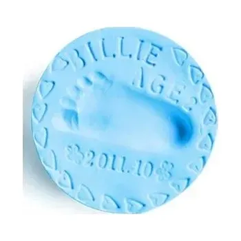 Hmota na otisky nožiček | otisk dětské nožičky - Modrá