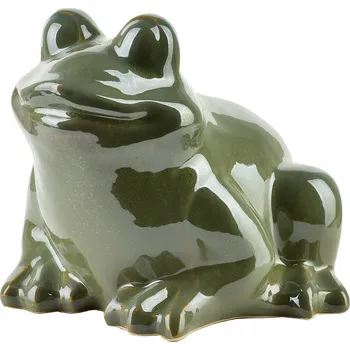 Figurka Keramická figurka žáby MAVE GREEN 21x22x17 cm - dekorace interiéru