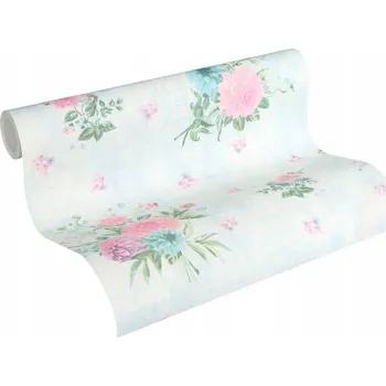 Fototapeta Vinylová tapeta Anglický styl KVĚTINY květinový vzor VINYL