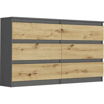 Komoda Komoda Framire 140 x 30 x 77 cm antracit matná