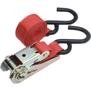 Upínací popruh Popruhy RG Racing s ráčnou a háky 25mm - 180cm