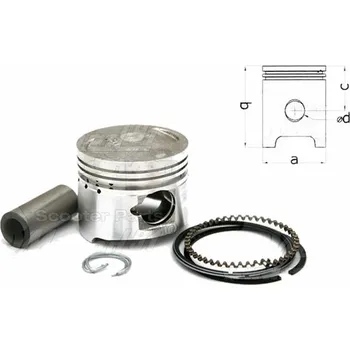 Píst motoru Píst 39.25mm Kymco Agility 50 4T / Vitality 50 4T / Yuki 4T 50 Msp