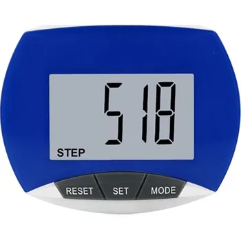 Multifunkční počítadlo kroků s LCD displejem - modrý