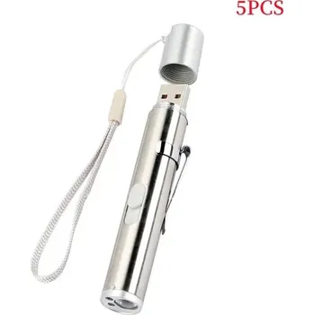 Svítilna Nabíjecí usb svítilna multifunkční detektor dárek - 5ks