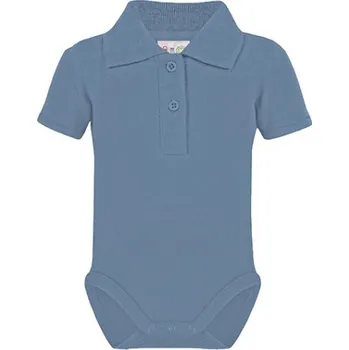 Kojenecký body Link Kids Wear Dětské body s límečkem X947 Babyblue 86-92