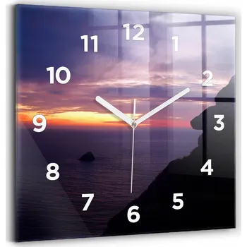 Hodiny Nástěnné hodiny Wallfluent modré 30 cm