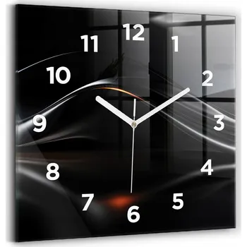 Hodiny Nástěnné hodiny Wallfluent černé 30 cm