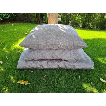 Povlečení Povlečení 160x200 béžová, černé ornamenty paisley