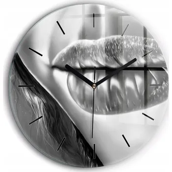 Hodiny Nástěnné hodiny Wallfluent černé 60 cm