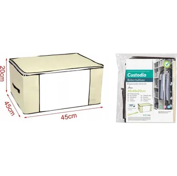 Úložný box OBAL ÚLOŽNÝ BOX TAŠKA NA POVLEČENÍ OBLEČENÍ 45 cm