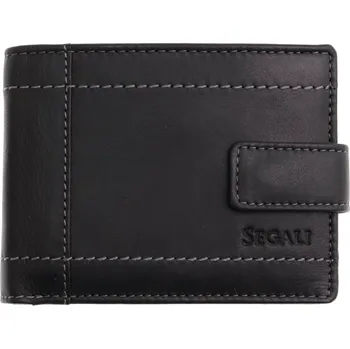 Peněženka Pánská kožená peněženka Segali SG-7515L černá