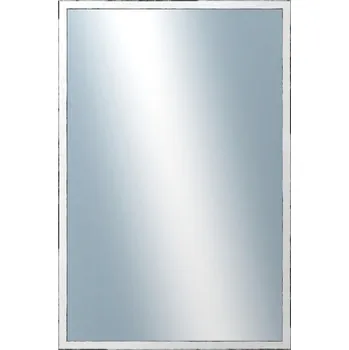 Zrcadlo DANTIK - Zarámované zrcadlo - rozměr s rámem cca 40x60 cm z lišty AKVAREL bílá vysoká (2657)