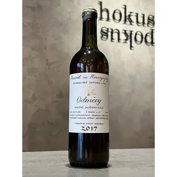 Víno Richard Stávek - Odměry 2017 0,75 l - naturální víno