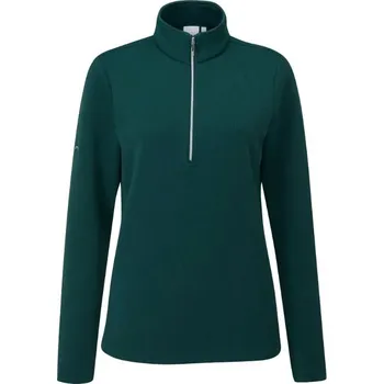 Golf Ping Lyla half zip ribbed dámská fleecová mikina, zelená dámské, 36